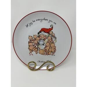Vintage Santa Christmas Kewpie 1973 Commemorative Edition Plate